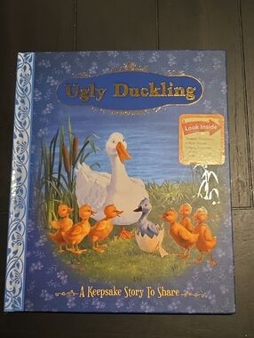 Sequoia Ugly Duckling Blue and White Children's Storybook